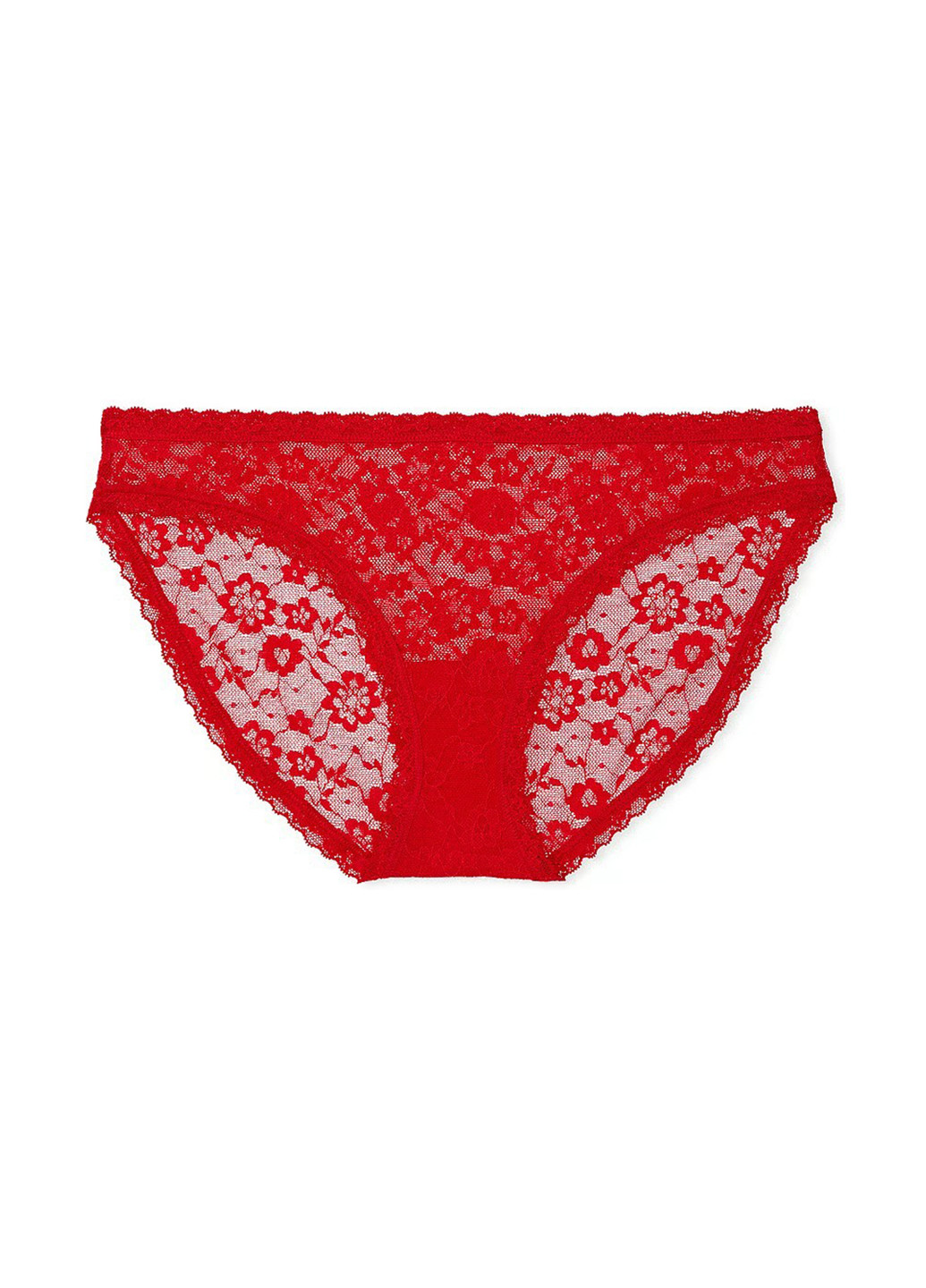 Червоний демісезонний комплект (бюстгальтер, трусики) Victoria's Secret