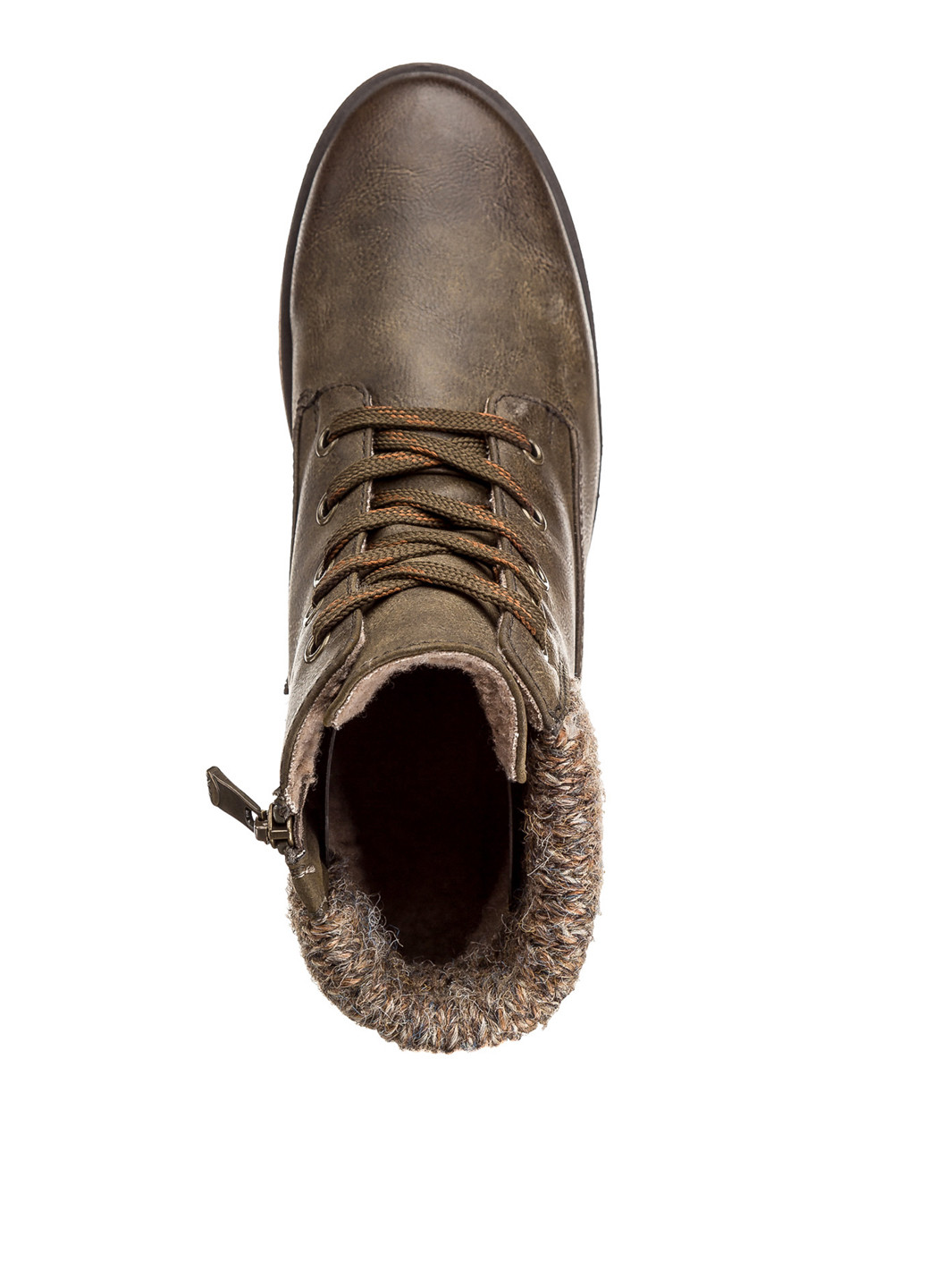Осенние ботинки Marco Tozzi без декора из искусственной кожи