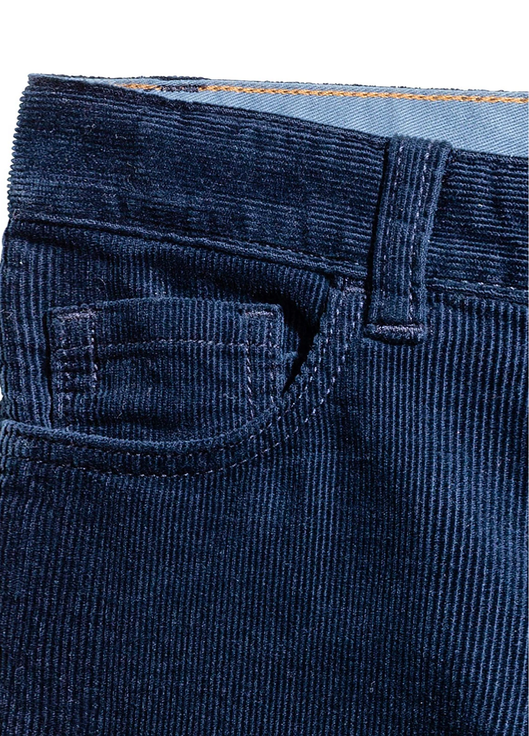 Темно-синие кэжуал демисезонные брюки зауженные H&M