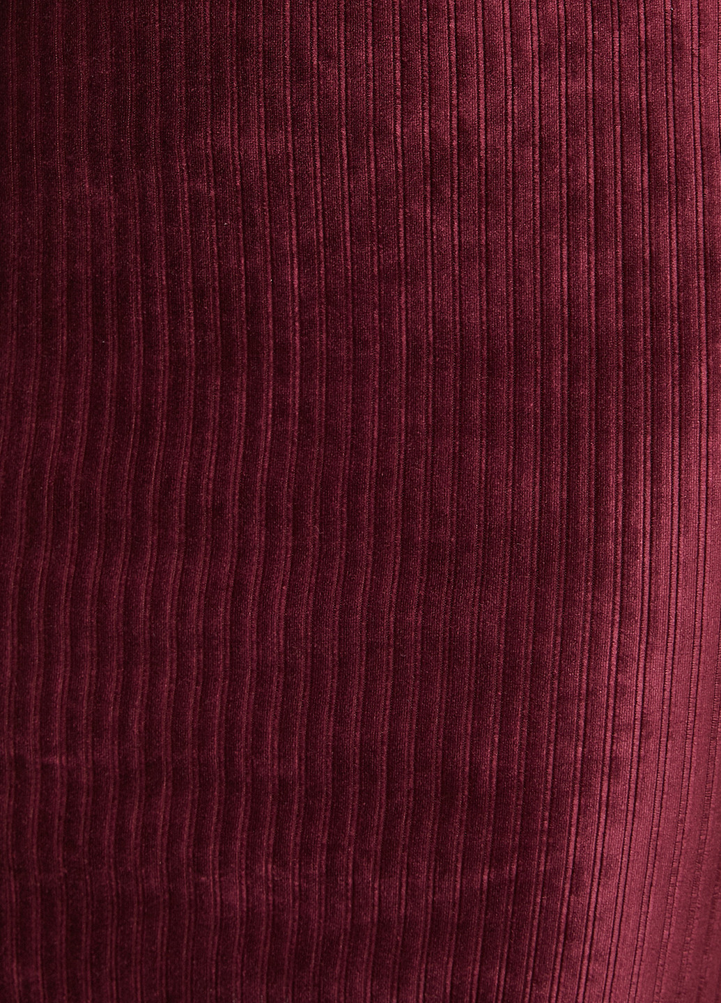 Бордовая кэжуал однотонная юбка KOTON