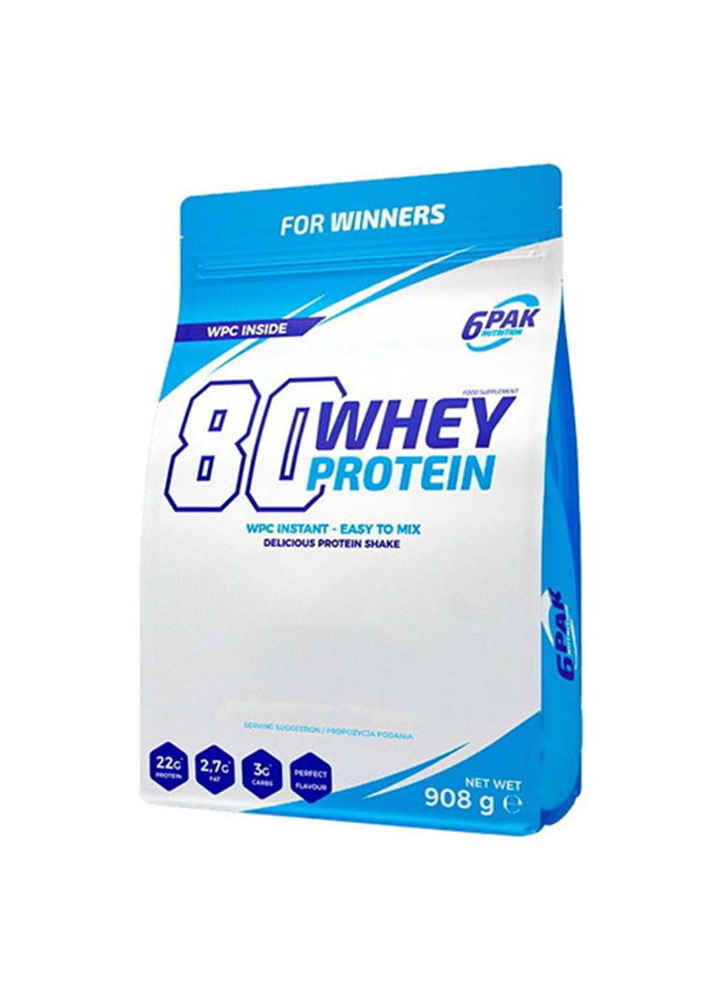 Протеїн 80 Whey Protein 908 g 30 servings Pistachio 6PAK Nutrition (253415944)