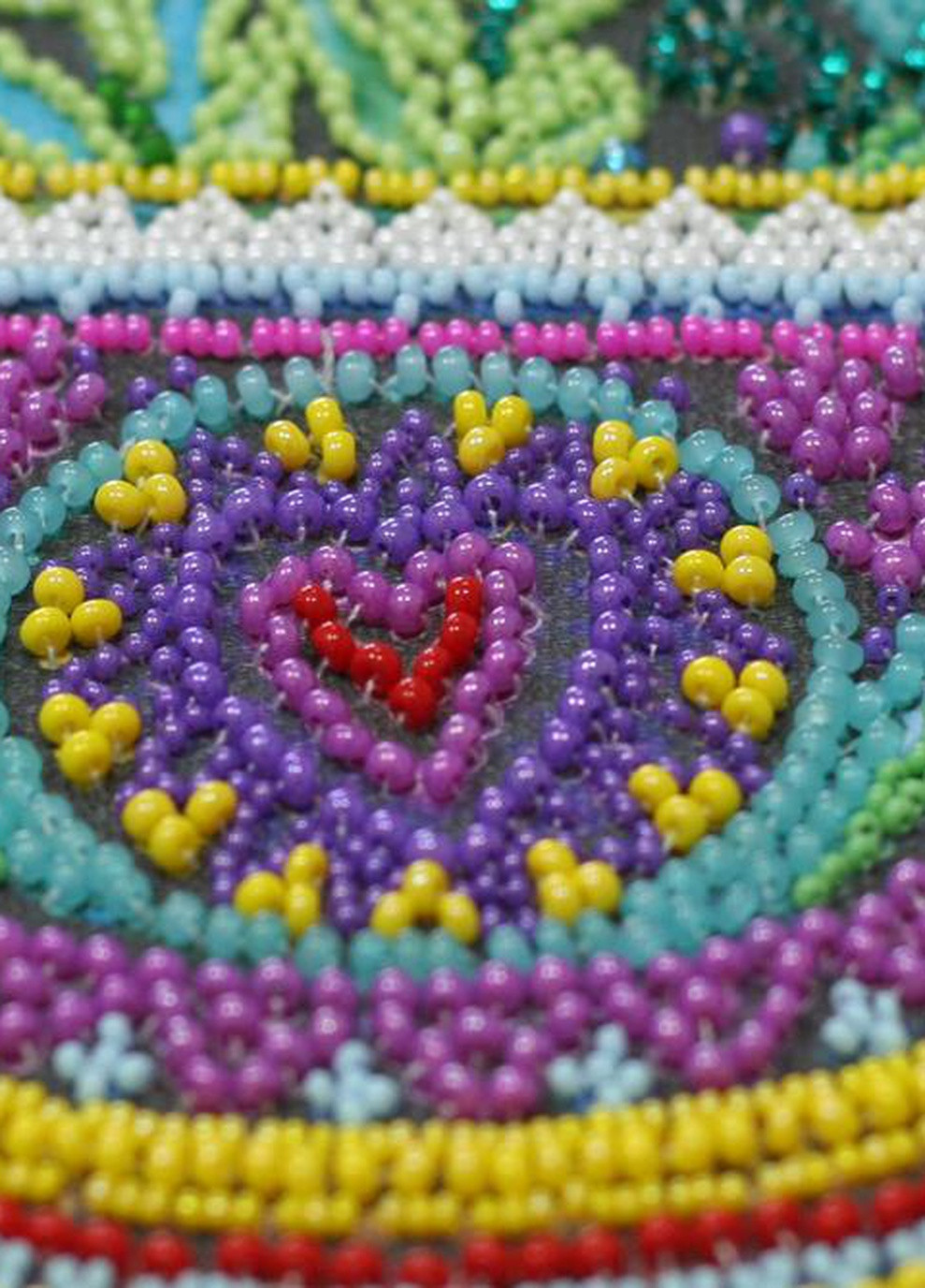 Набор для вышивки бисером на натуральном художественном холсте "Чашка со счастьем" Абрис Арт AB-842 Abris Art (255337304)