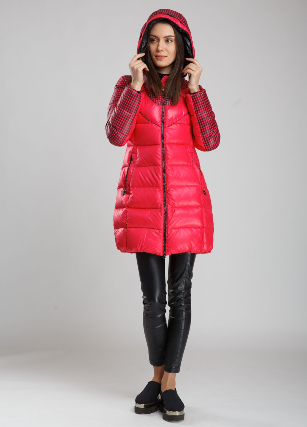Рожева зимня куртка Classic