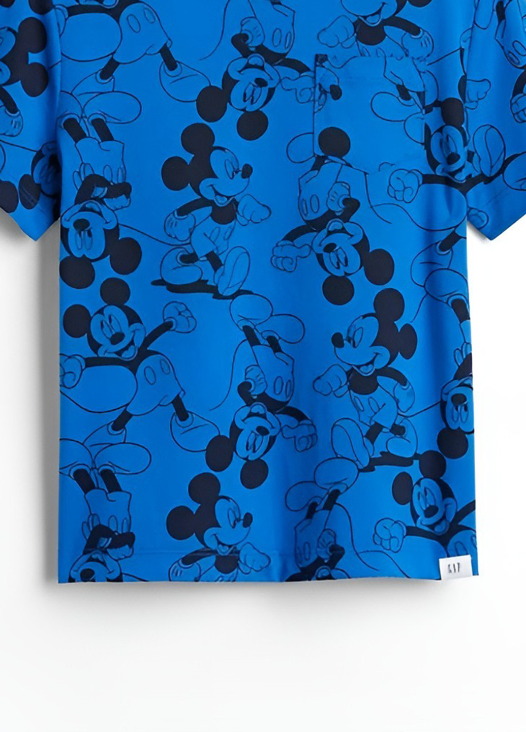 Синяя летняя футболка Gap