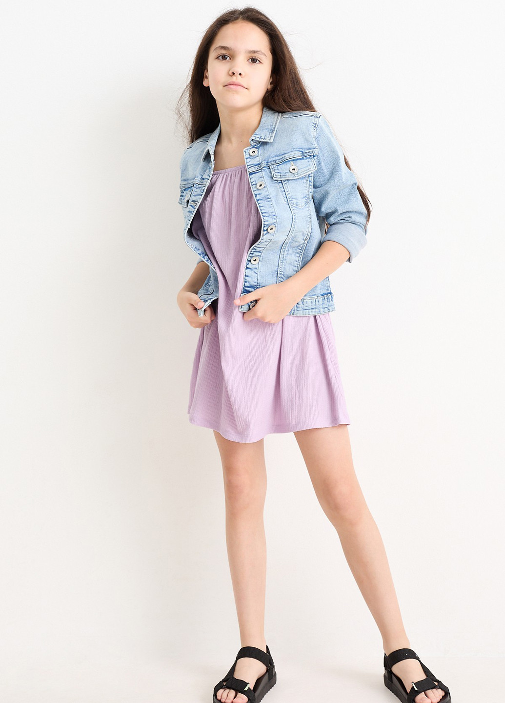 Комбинированное платье (2 шт.) C&A (316554958)