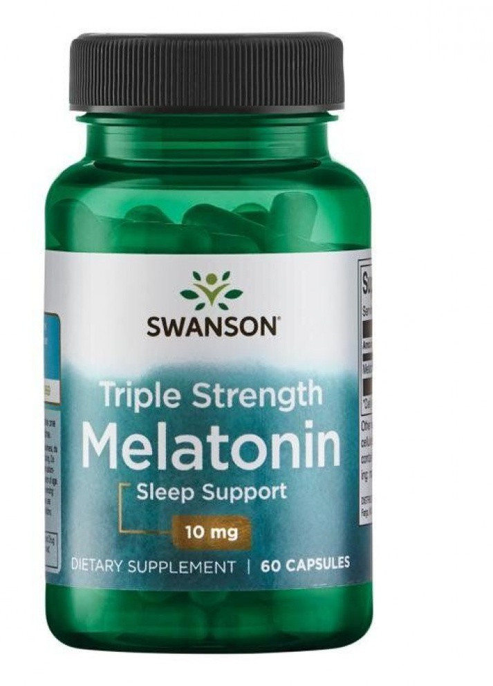 Мелатонін для сну Melatonin 3 mg 120 caps Swanson (232599770)