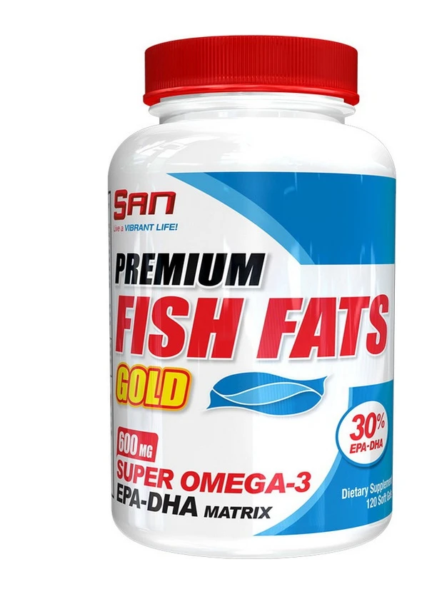 Омега 3 Premium Fish Fats Gold 60 softgels San (254371965)