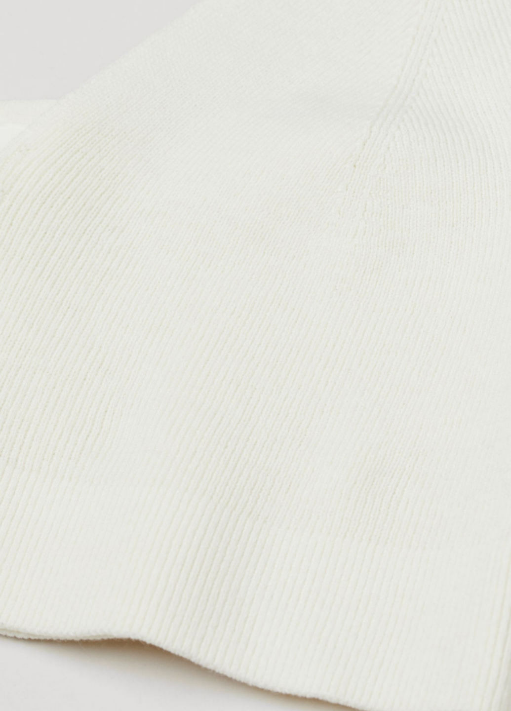 Білий топ бюстгальтер H&M без кісточок поліестер