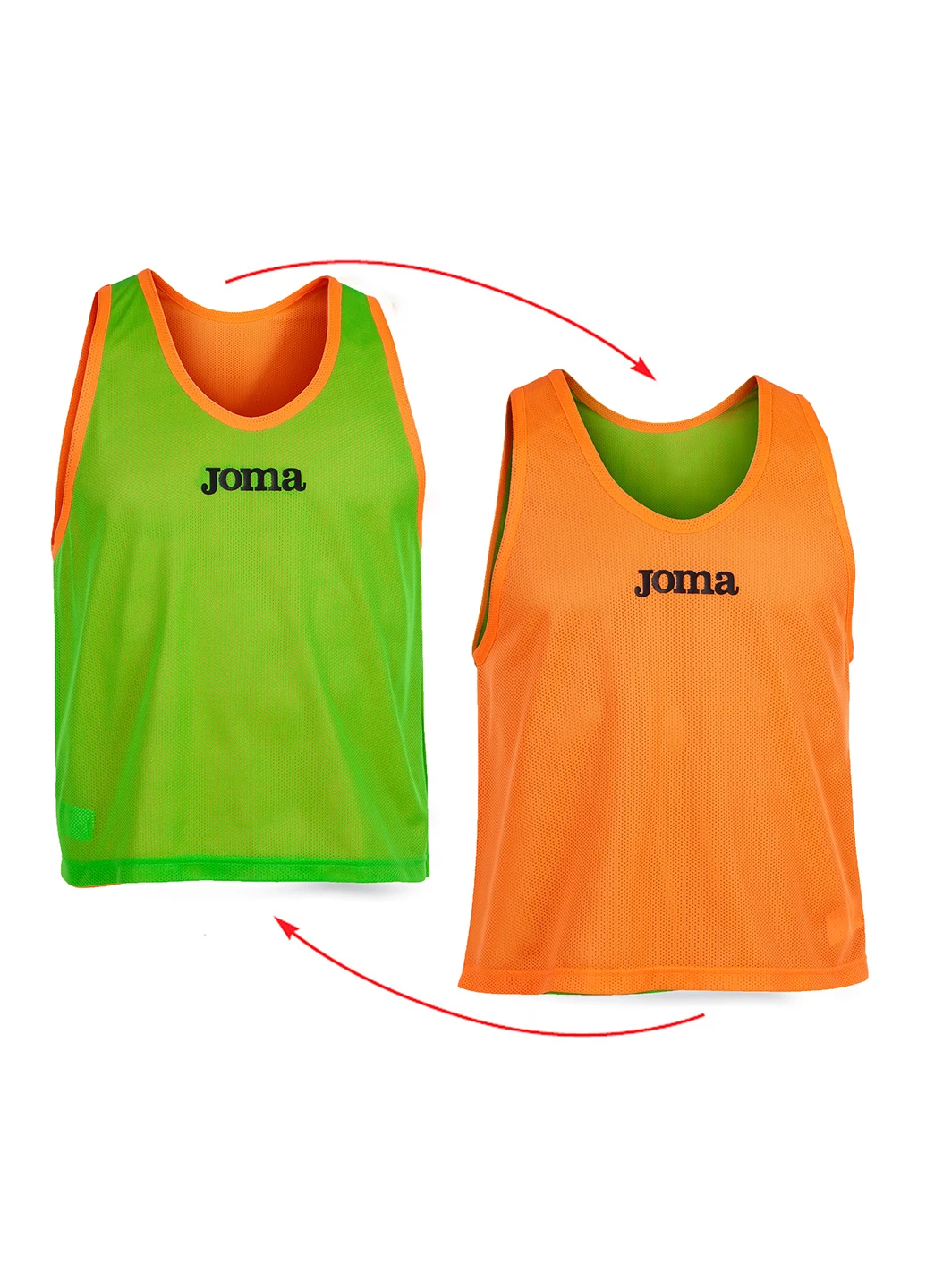 Манишка двусторонняя оранжево-зеленая 101689.050 Joma (252023198)