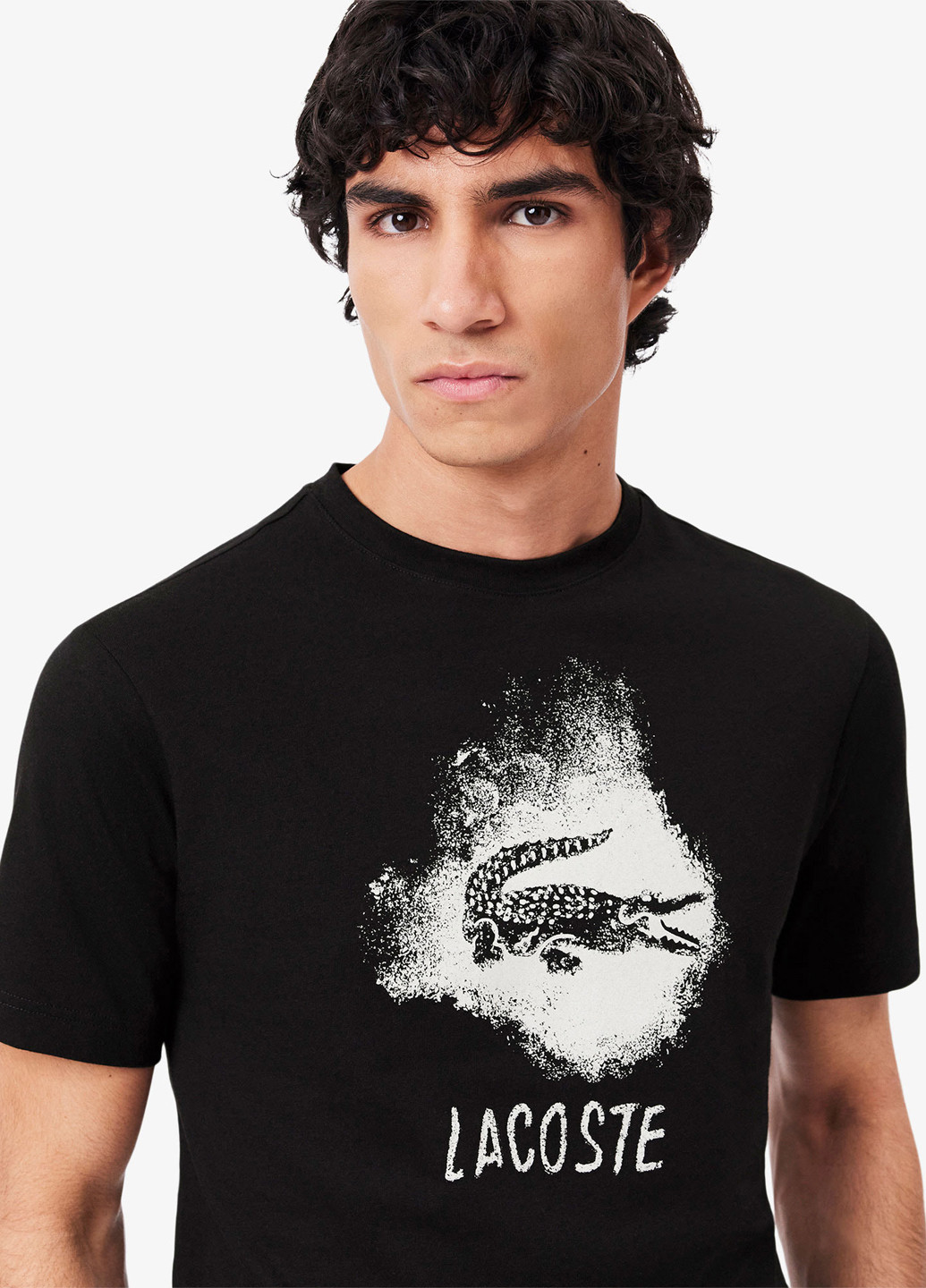 Чорна футболка Lacoste Ultra Dry