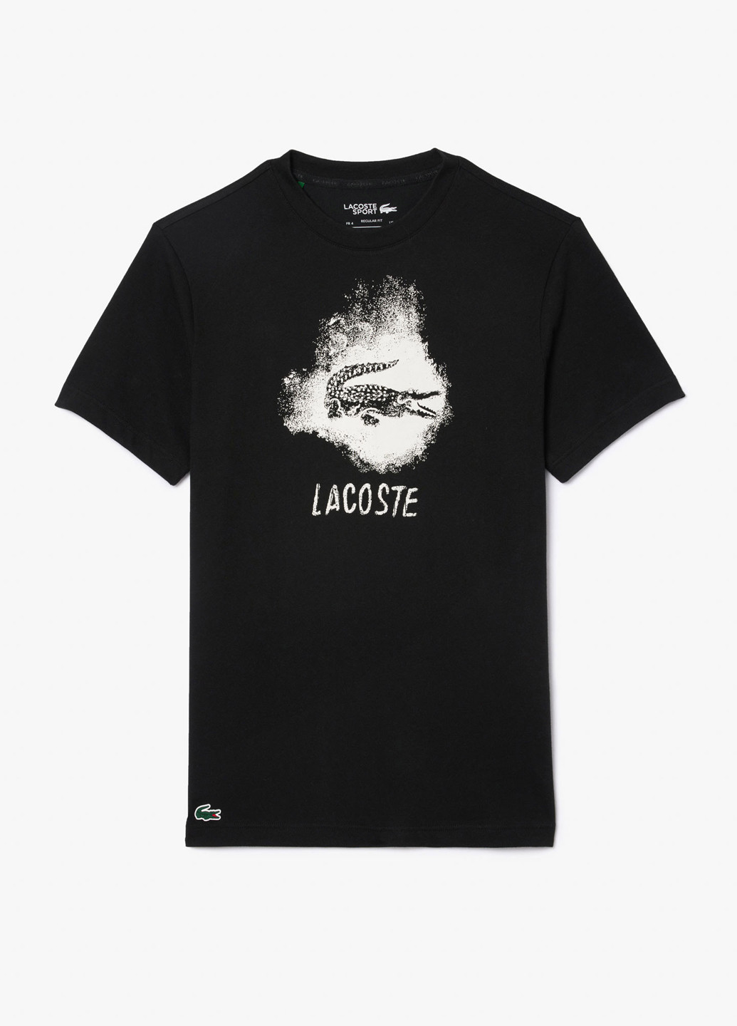 Чорна футболка Lacoste Ultra Dry