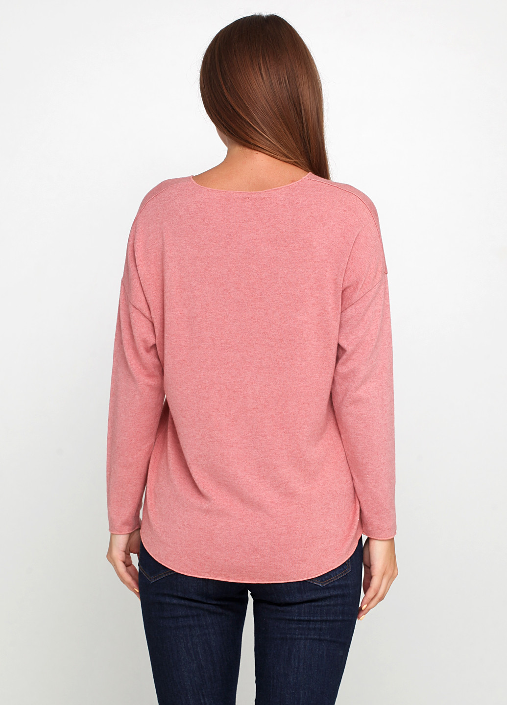 Персиковый демисезонный пуловер пуловер Elena
