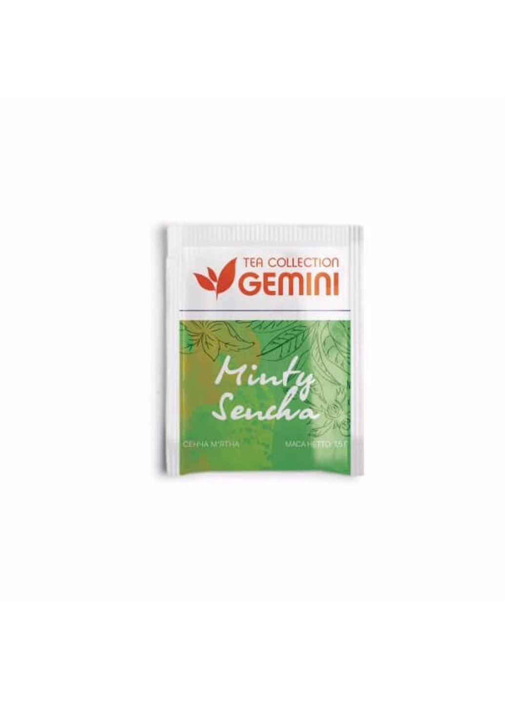 Чай в пакетиках 50 шт Minty Sencha Сенча м’ятна Gemini (253914116)
