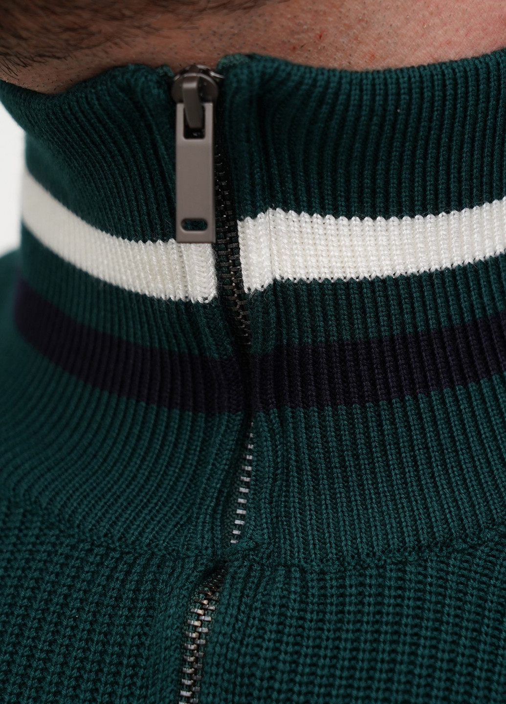 Темно-зеленый демисезонный свитер Trend Collection