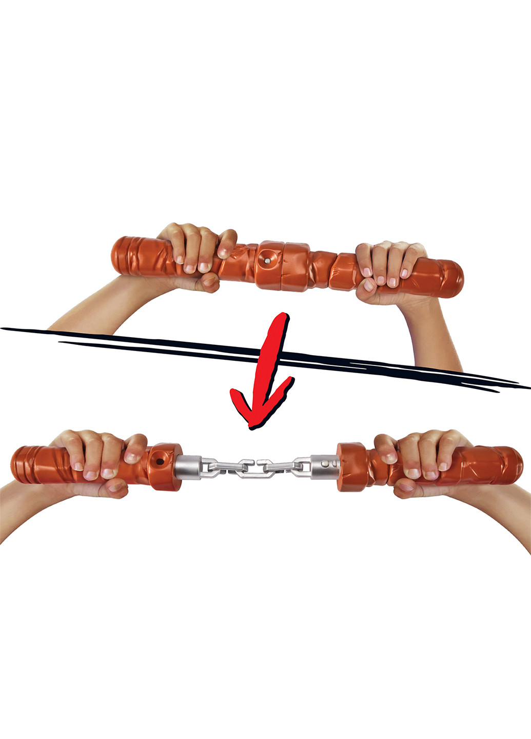 Набір зброї Нунчакі Мікеланджело (3 пр.) TMNT (259518379)