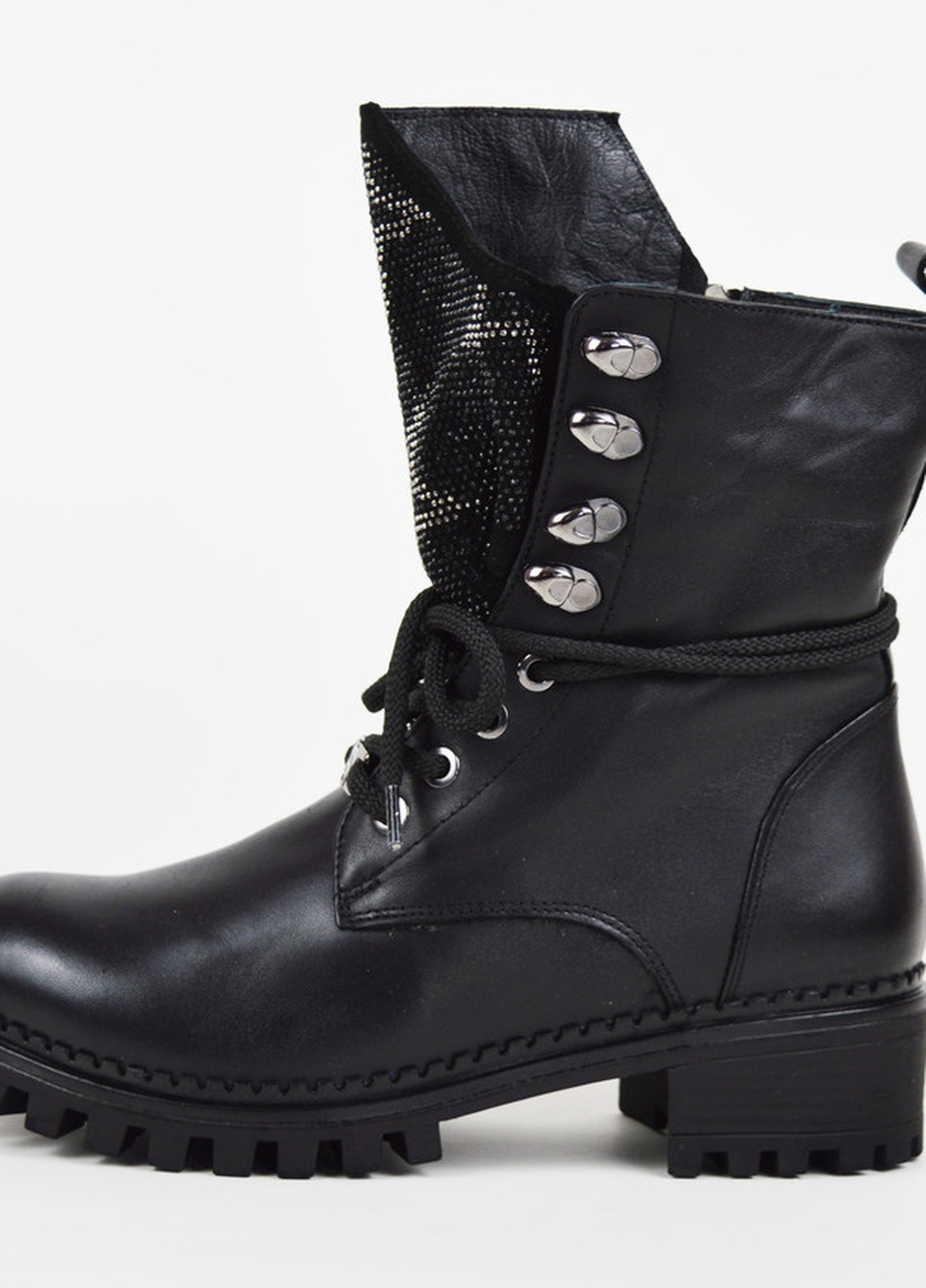 Шкіряні черевики на підборах Alpino (256549884)