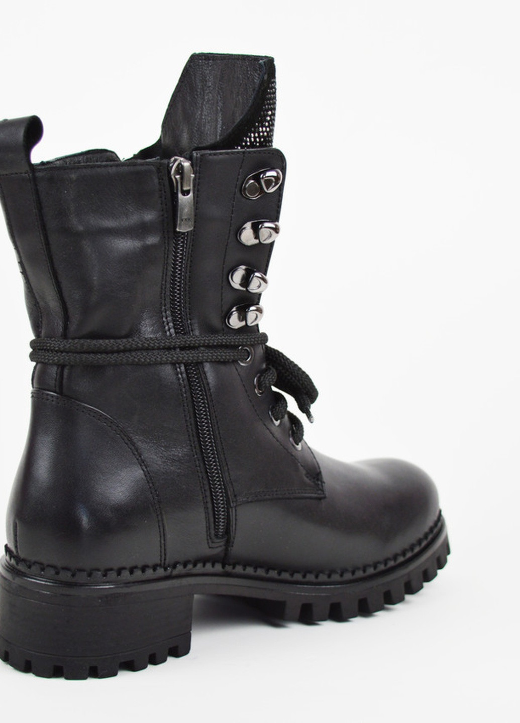 Шкіряні черевики на підборах Alpino (256549884)