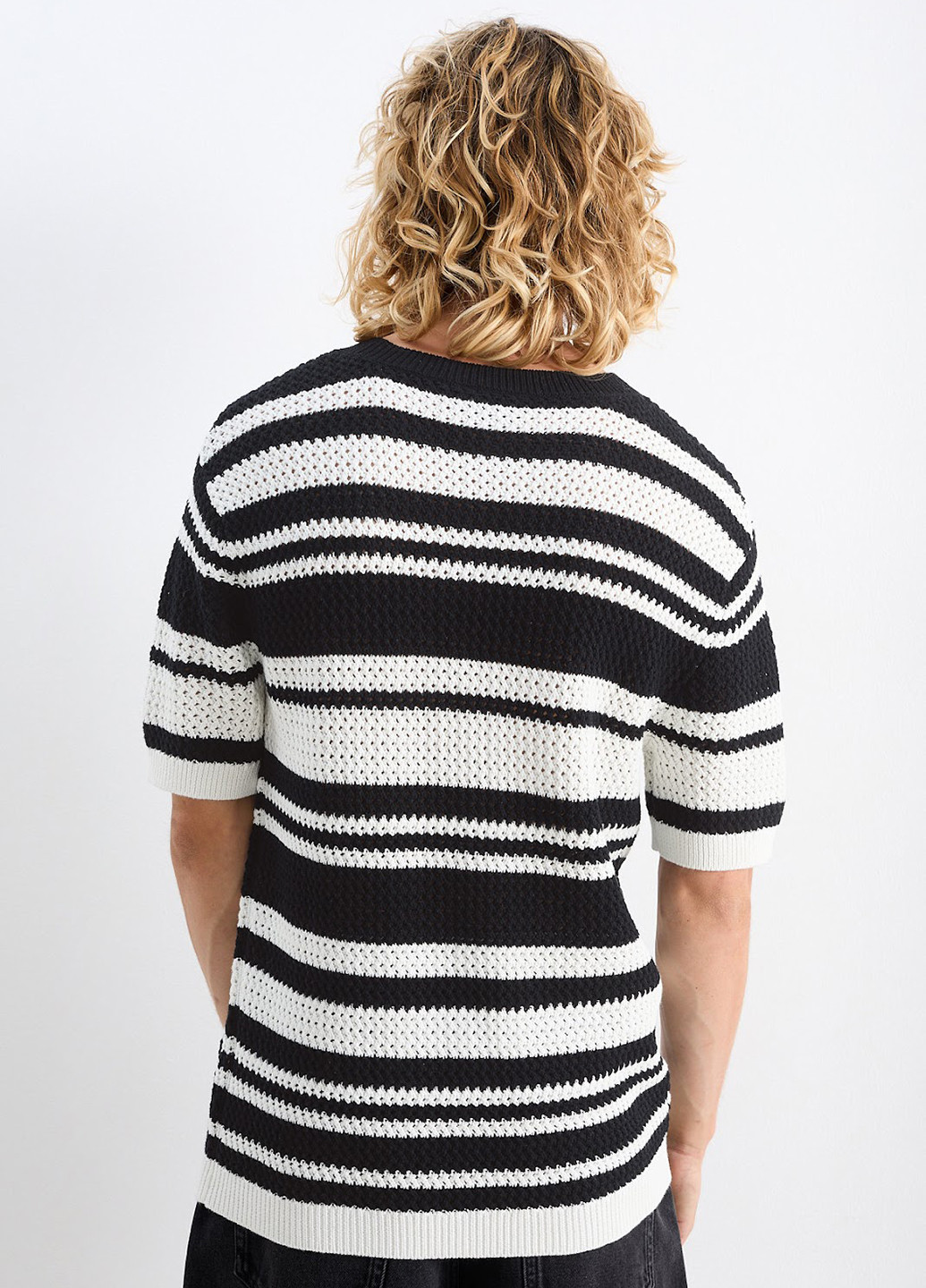 Черно-белый летний джемпер джемпер C&A