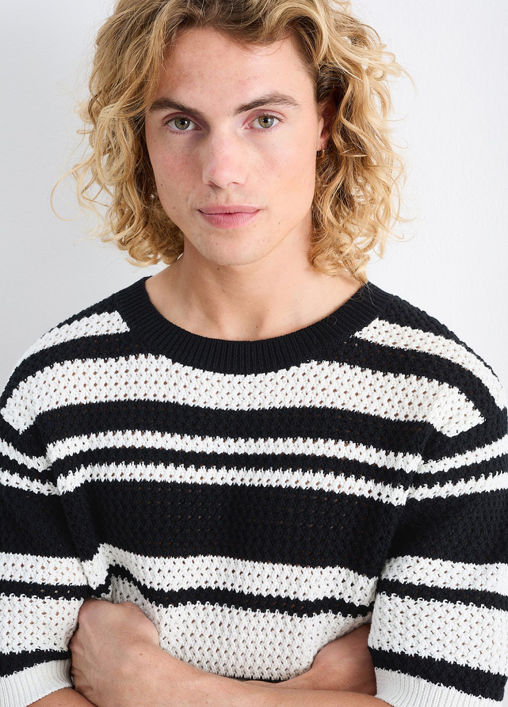 Черно-белый летний джемпер джемпер C&A