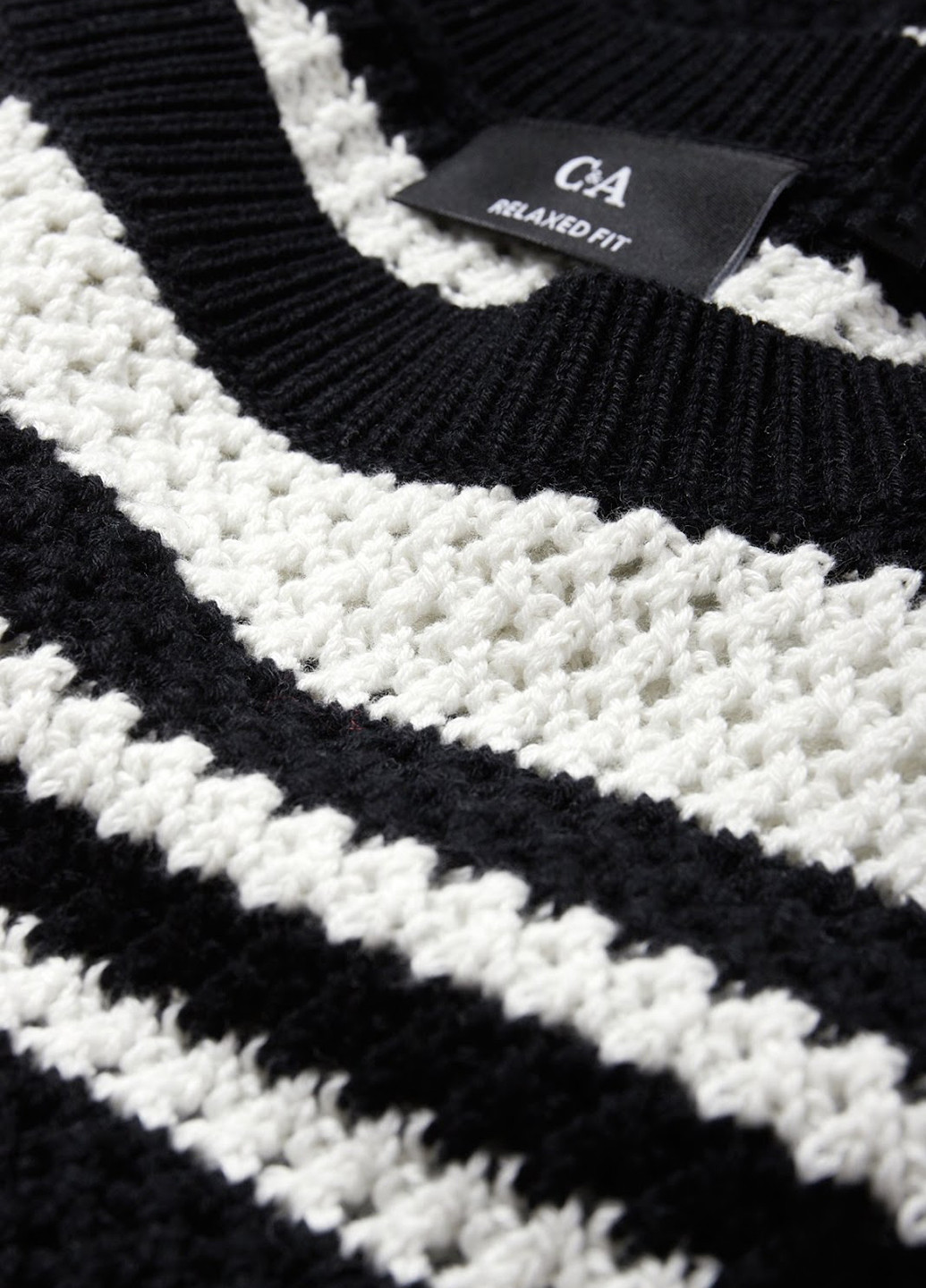 Черно-белый летний джемпер джемпер C&A