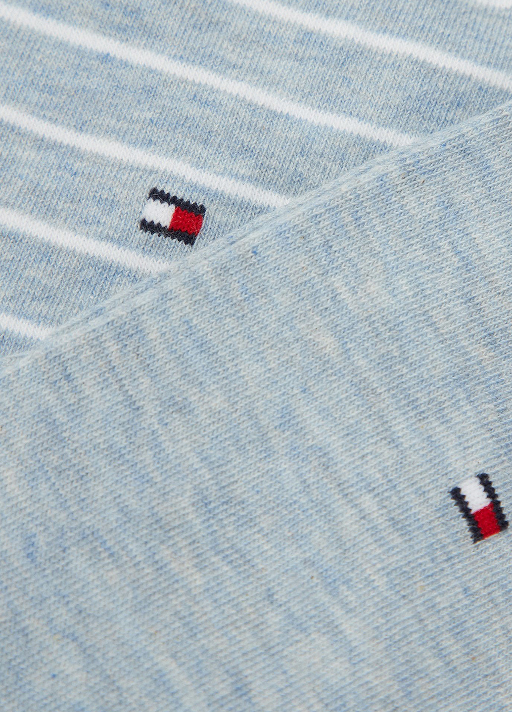 Сіро-голубі шкарпетки (2 пари) Tommy Hilfiger логотипи (346698059)