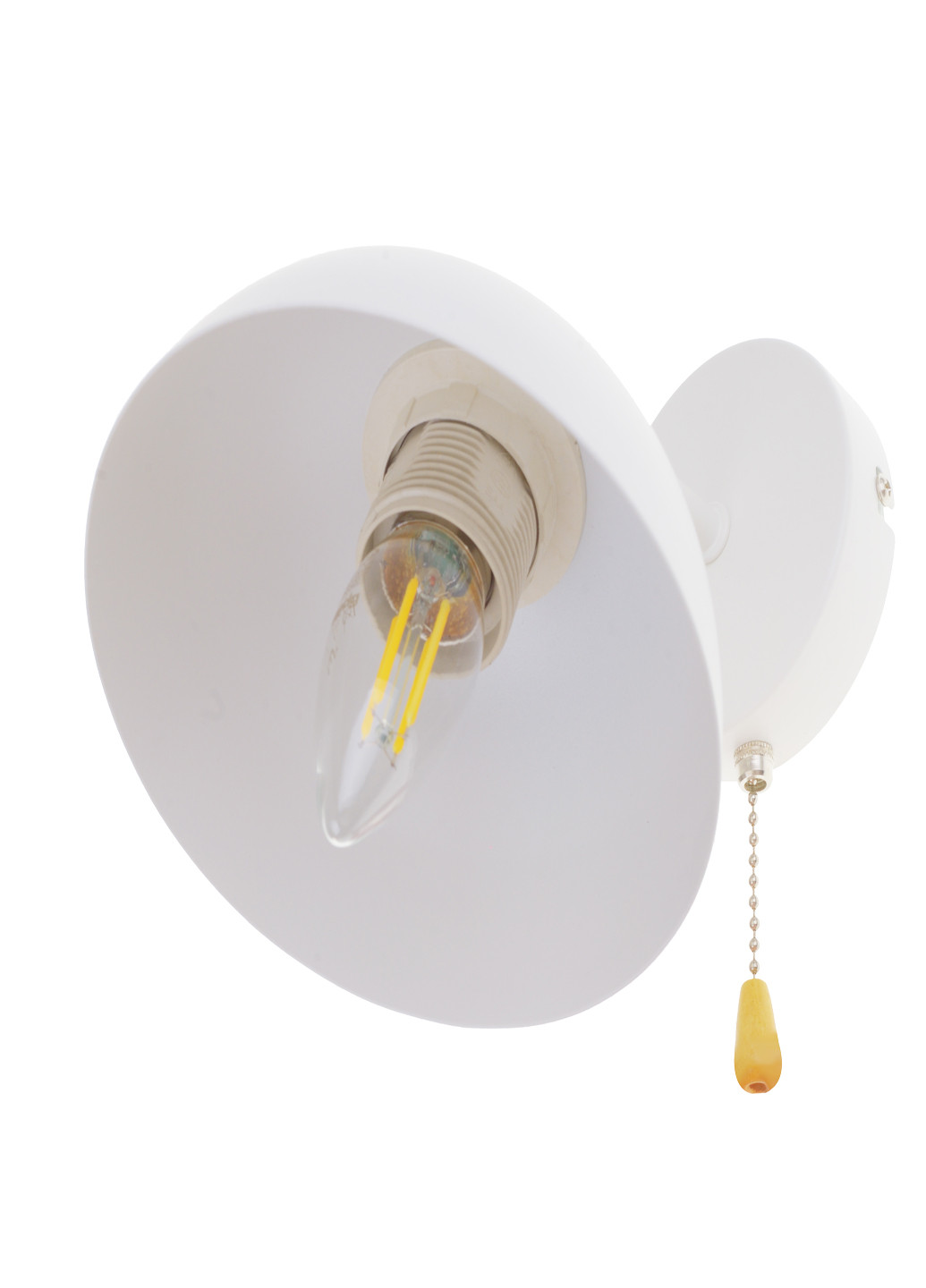 Бра белого цвета BL-998W/1 E27 WH/CH Brille (242444946)