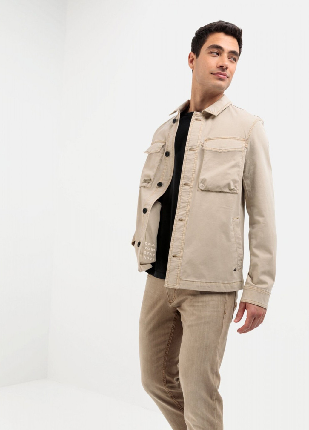 Пісочна літня куртка Camel Active Indoor Regular Fit