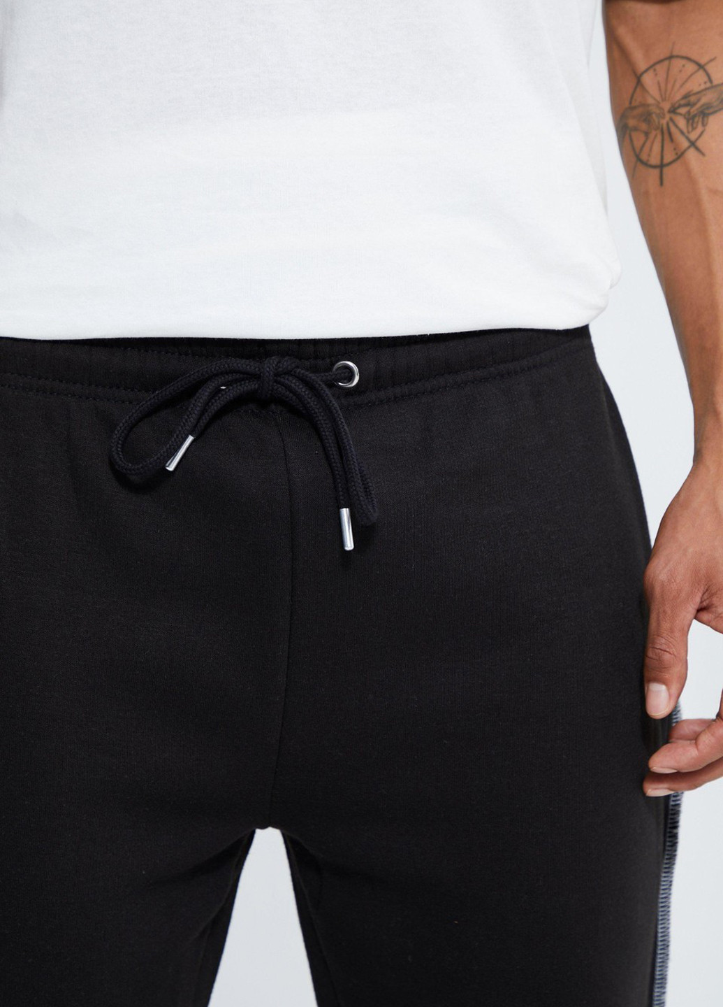 Черные спортивные демисезонные прямые брюки Boohoo