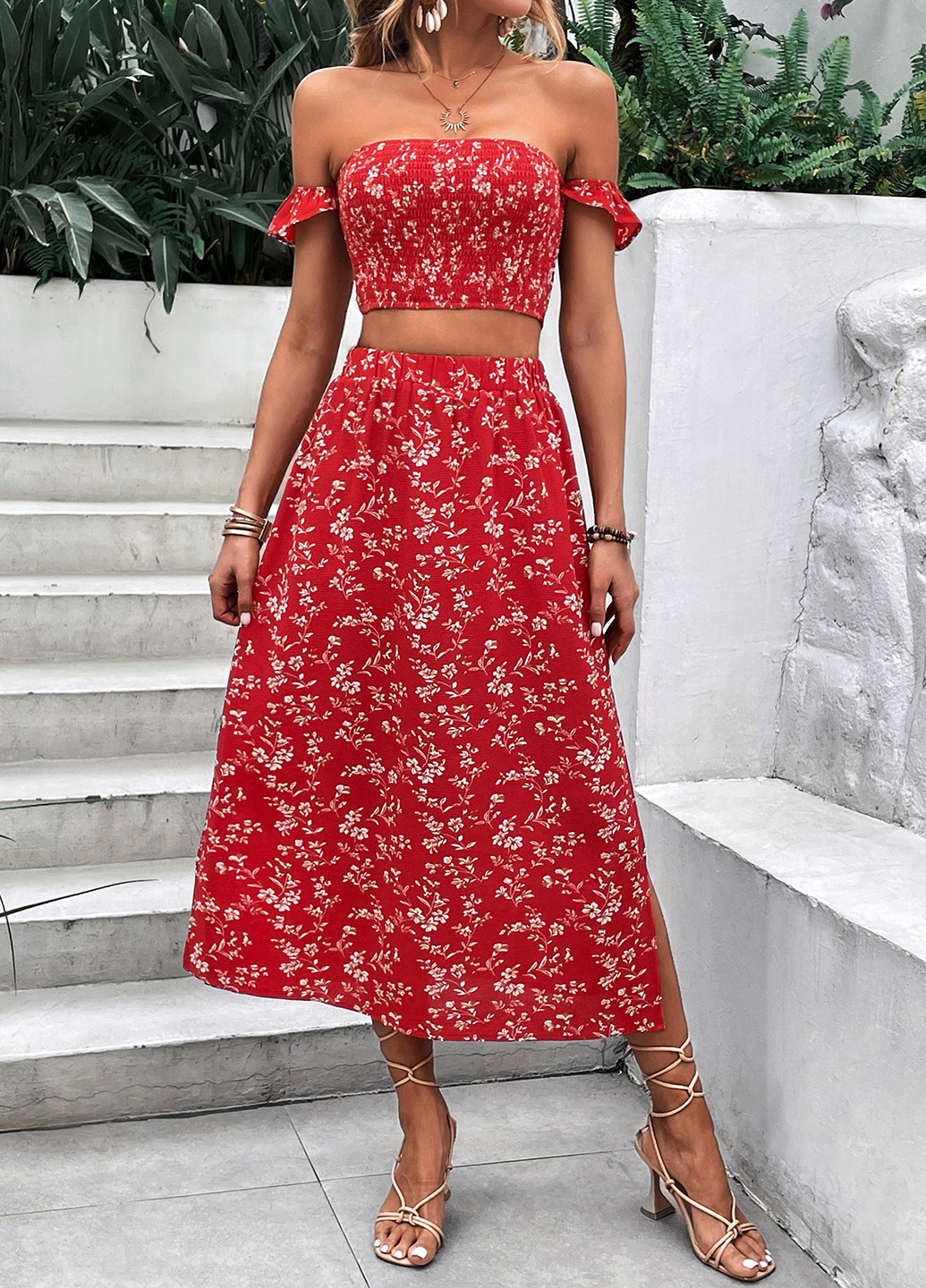 Костюм (топ, спідниця) SHEIN (316734351)