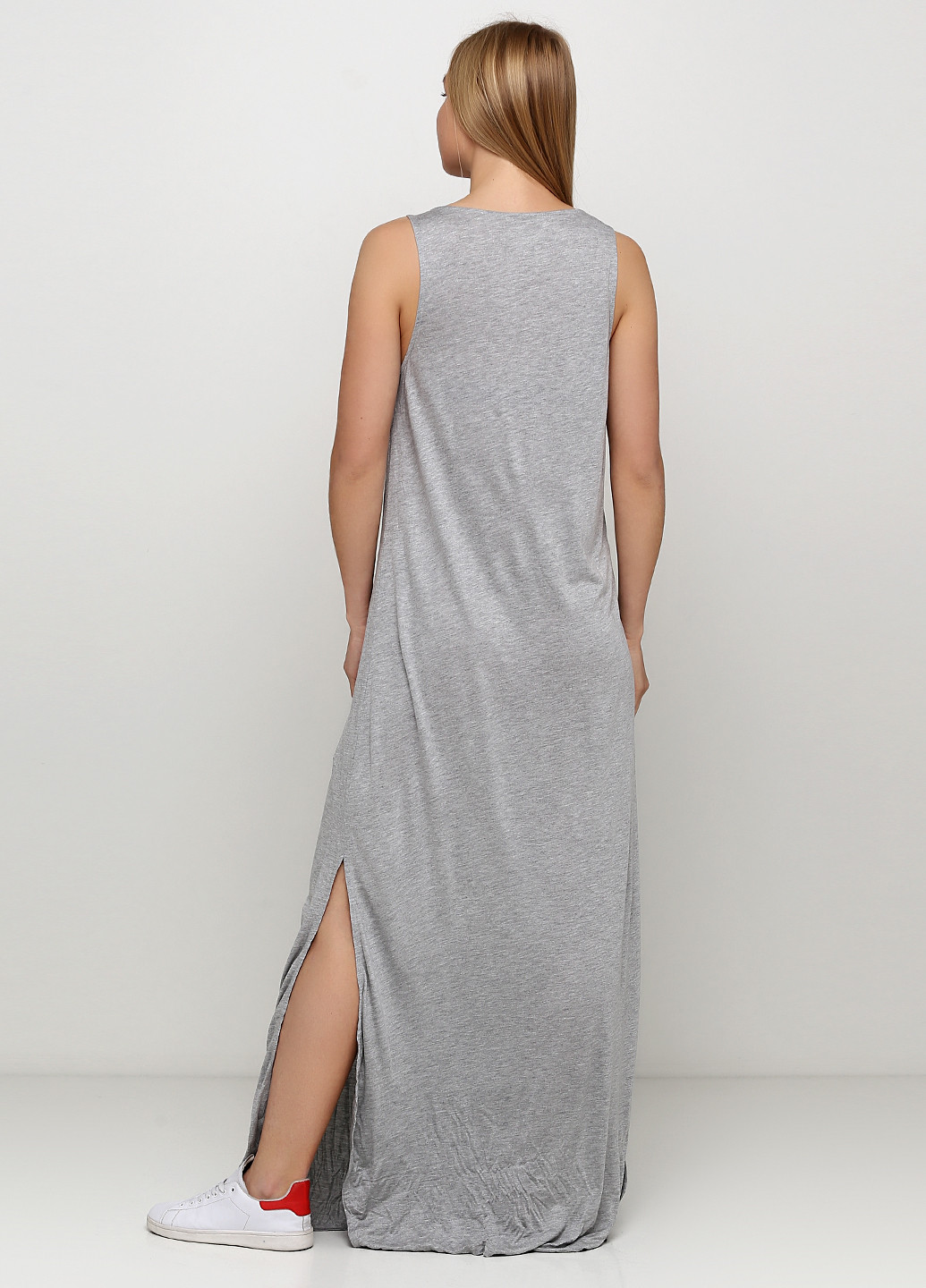 Світло-сіра кежуал сукня сукня-майка H&M