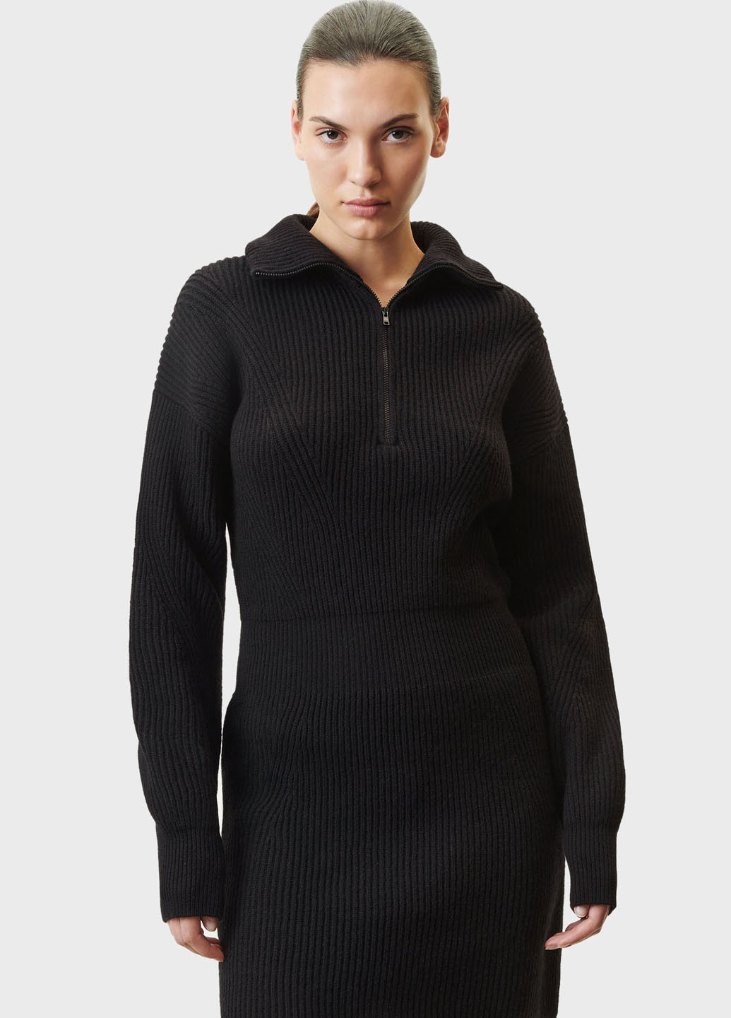 Чорна кежуал сукня сукня светр Drykorn однотонна