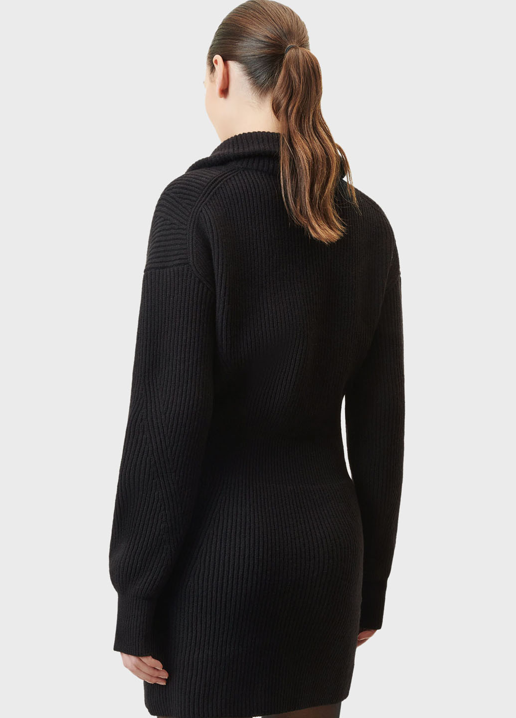 Чорна кежуал сукня сукня светр Drykorn однотонна