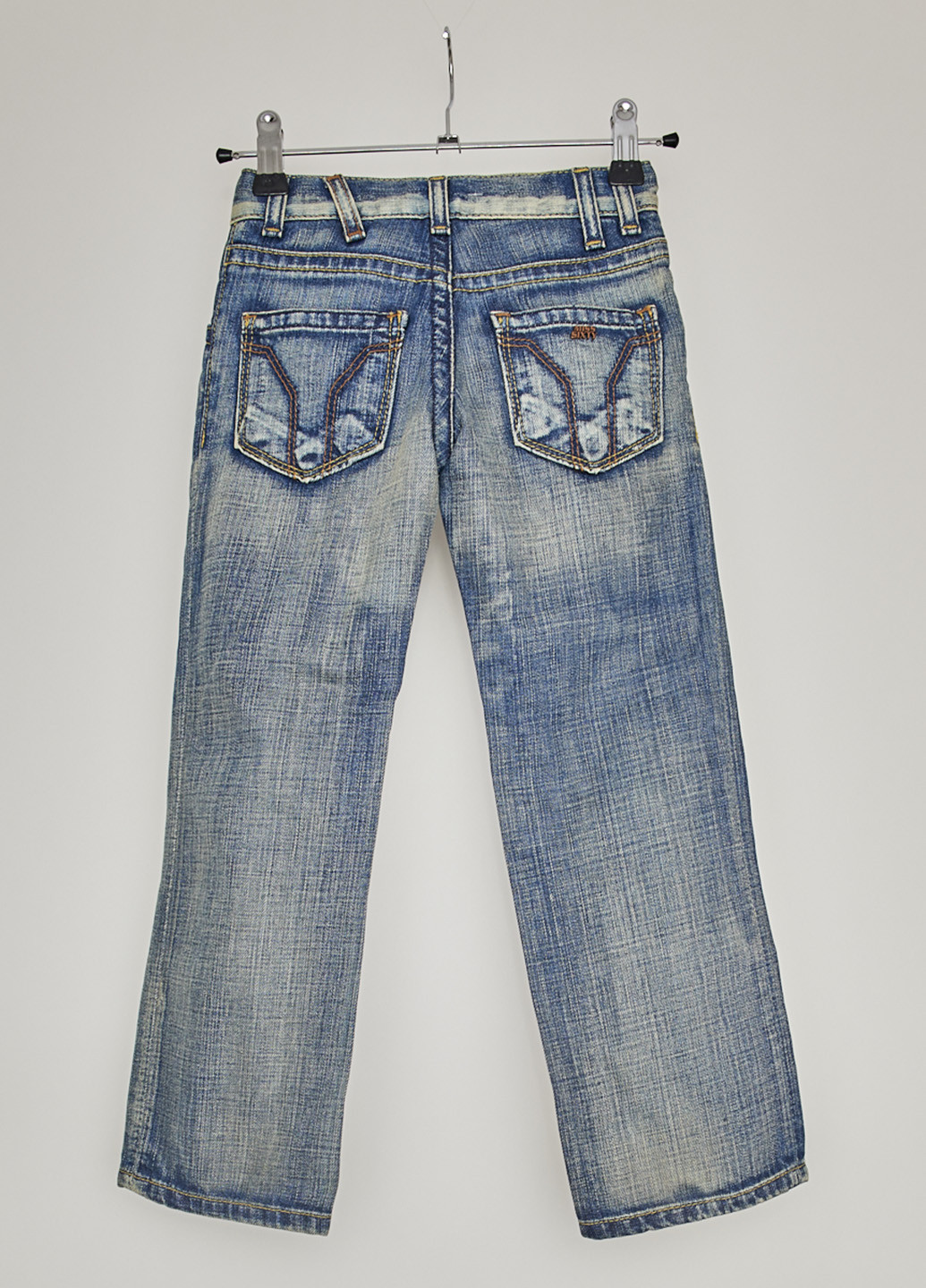 Синие демисезонные прямые джинсы Miss Sixty