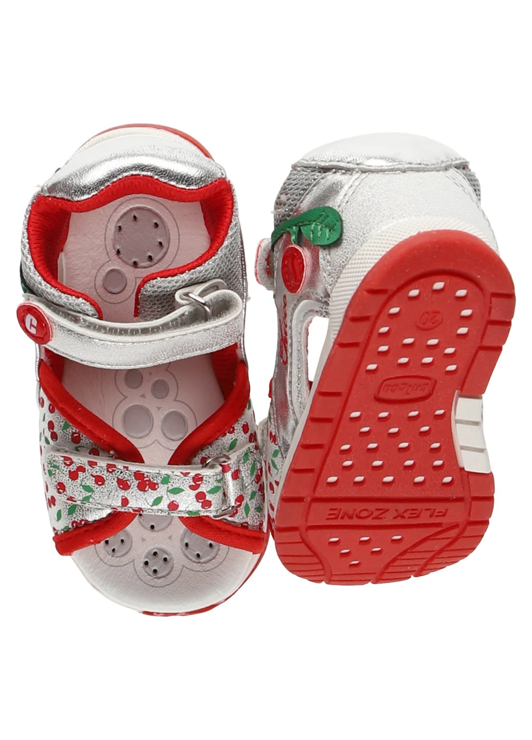 Цветные босоножки Chicco с логотипом