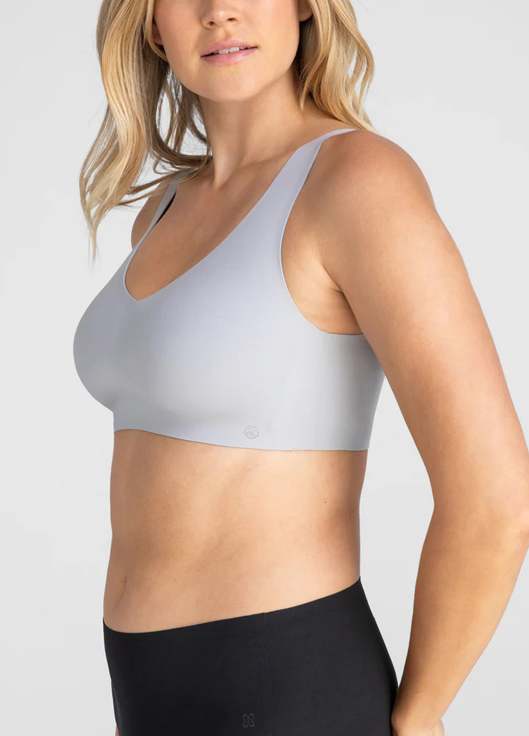 Сіро-голубий топ бюстгальтер Honeylove без кісточок нейлон