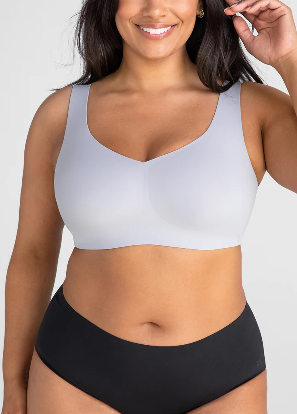 Сіро-голубий топ бюстгальтер Honeylove без кісточок нейлон