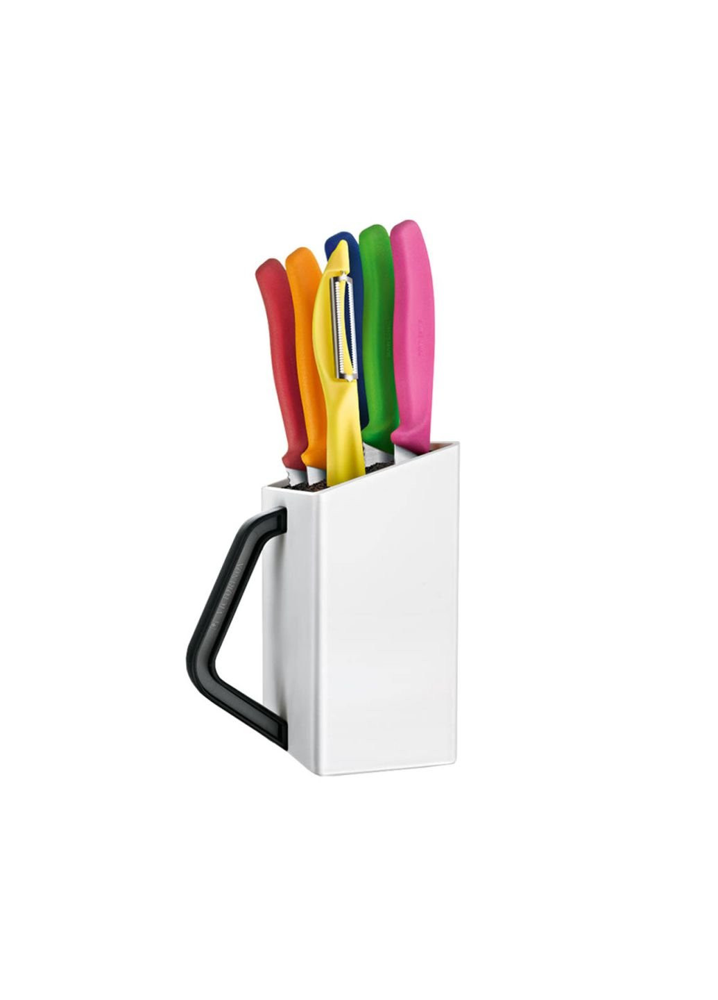 Набір ножів SwissClassic Utility Block 6 шт Color (6.7127.6L14) Victorinox комбінований,