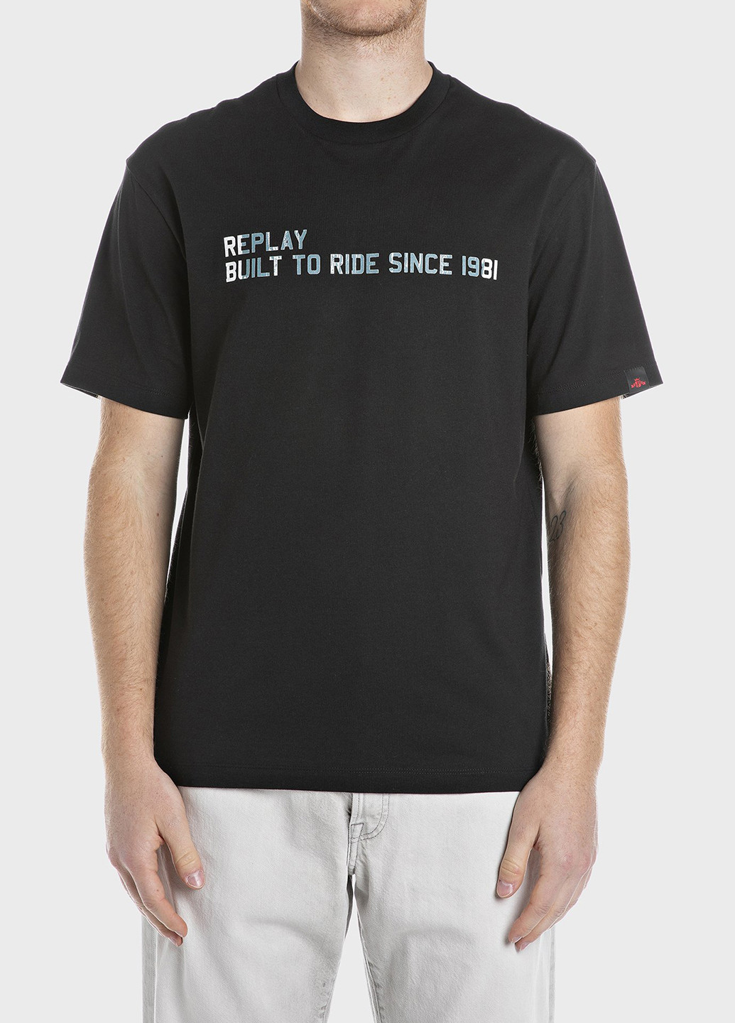 Чорна футболка Replay