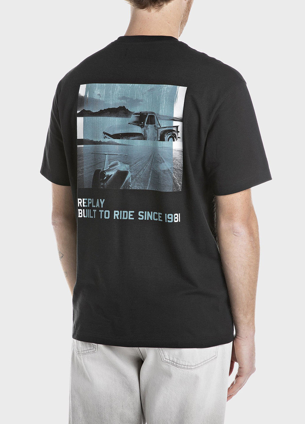 Чорна футболка Replay