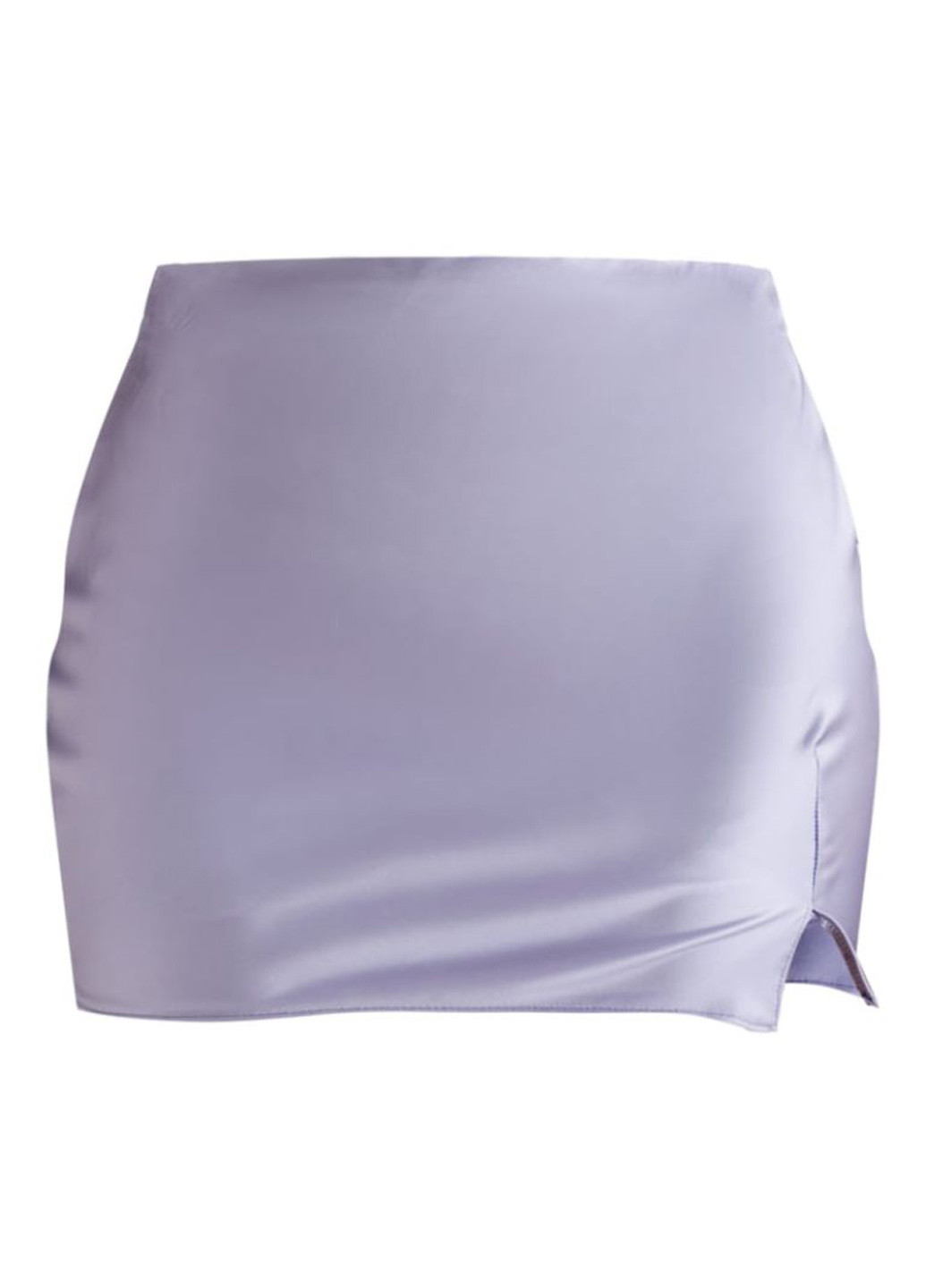 Фиолетовая вечерний, кэжуал однотонная юбка PrettyLittleThing