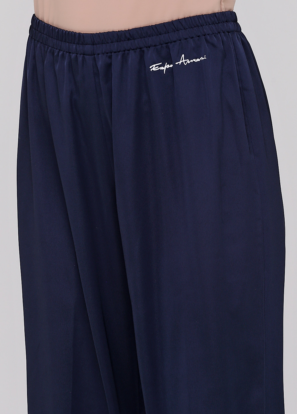 Темно-синие домашние демисезонные брюки EA7