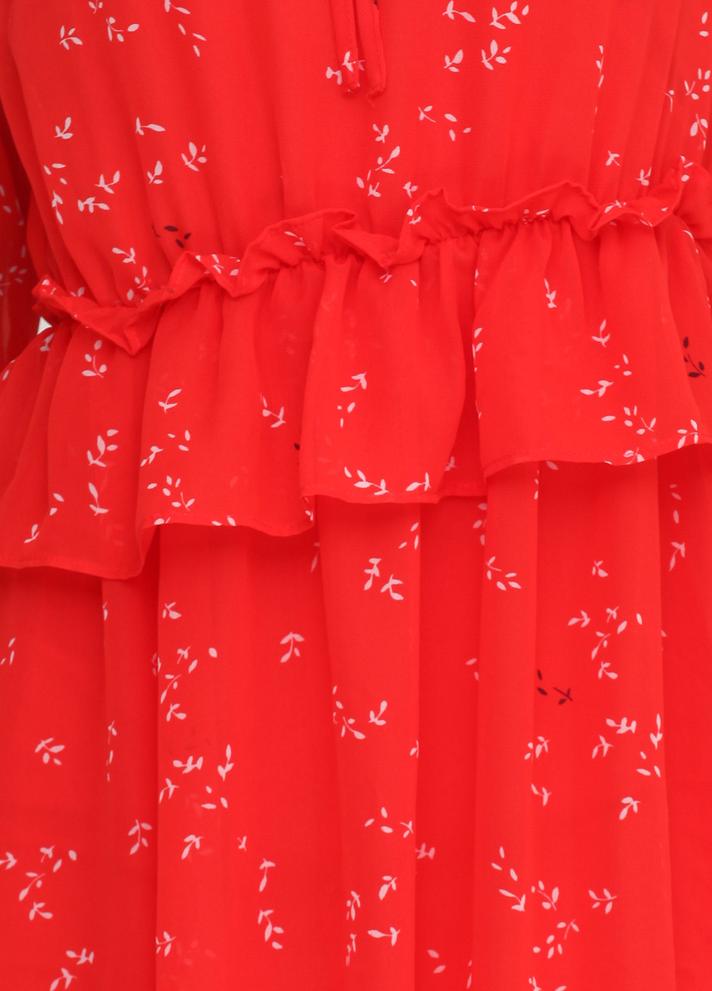 Красное кэжуал платье макси Minimum с рисунком