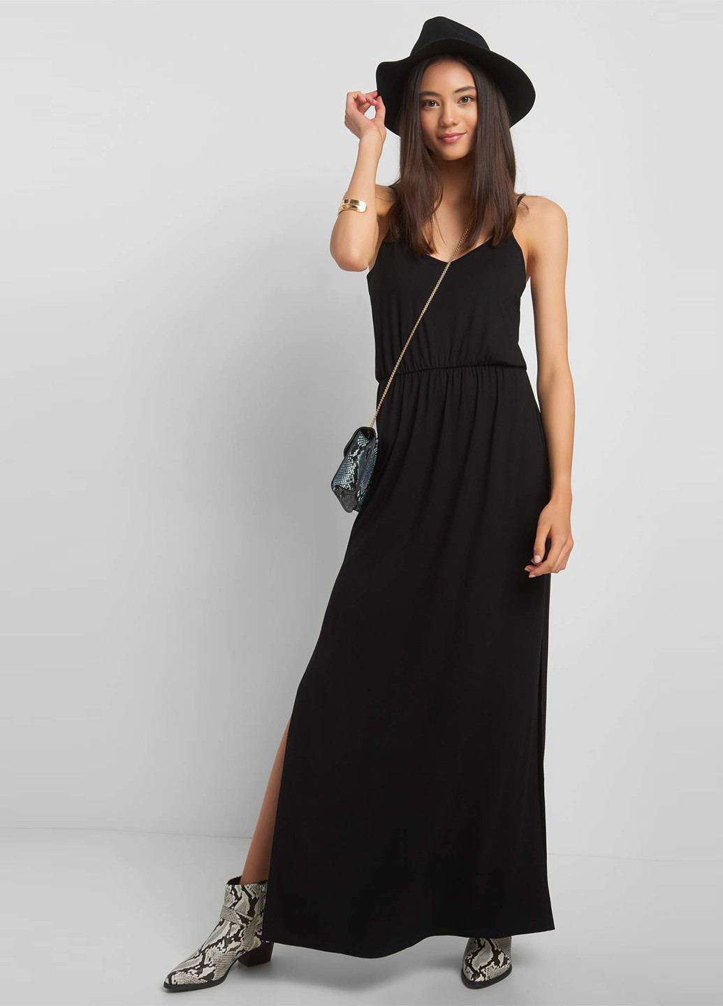 Чорна кежуал сукня а-силует Orsay однотонна