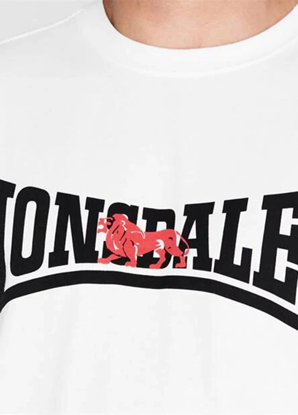 Белая футболка Lonsdale