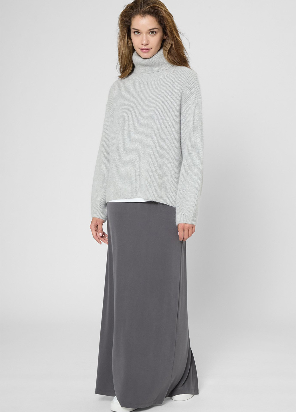 Світло-сірий зимовий светр PRPY