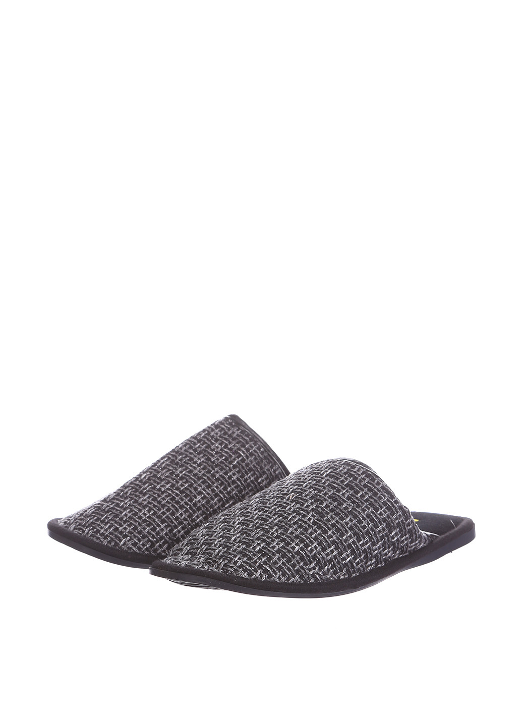 Серые комнатные тапочки мужские troia серые Oldcom