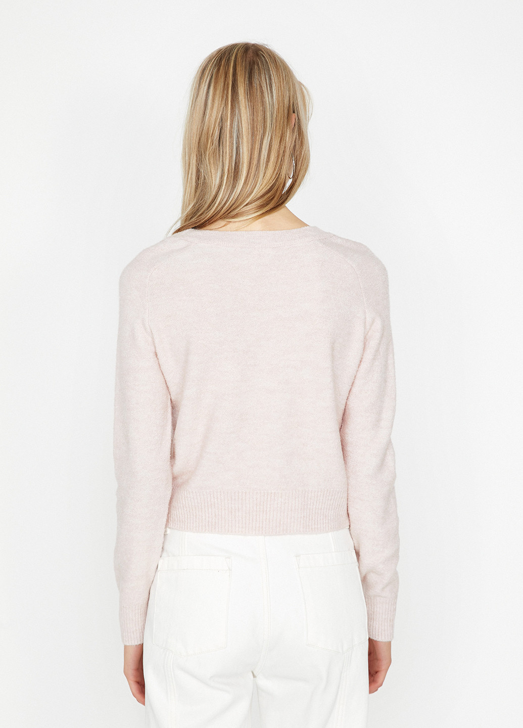 Светло-розовый демисезонный пуловер пуловер KOTON