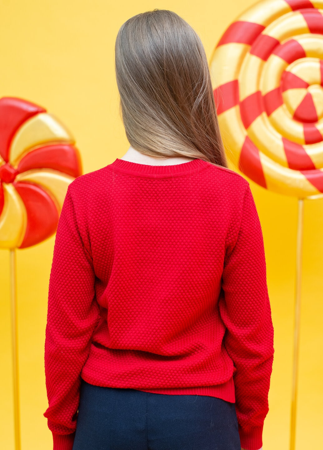 Красный демисезонный свитер Top Hat Kids