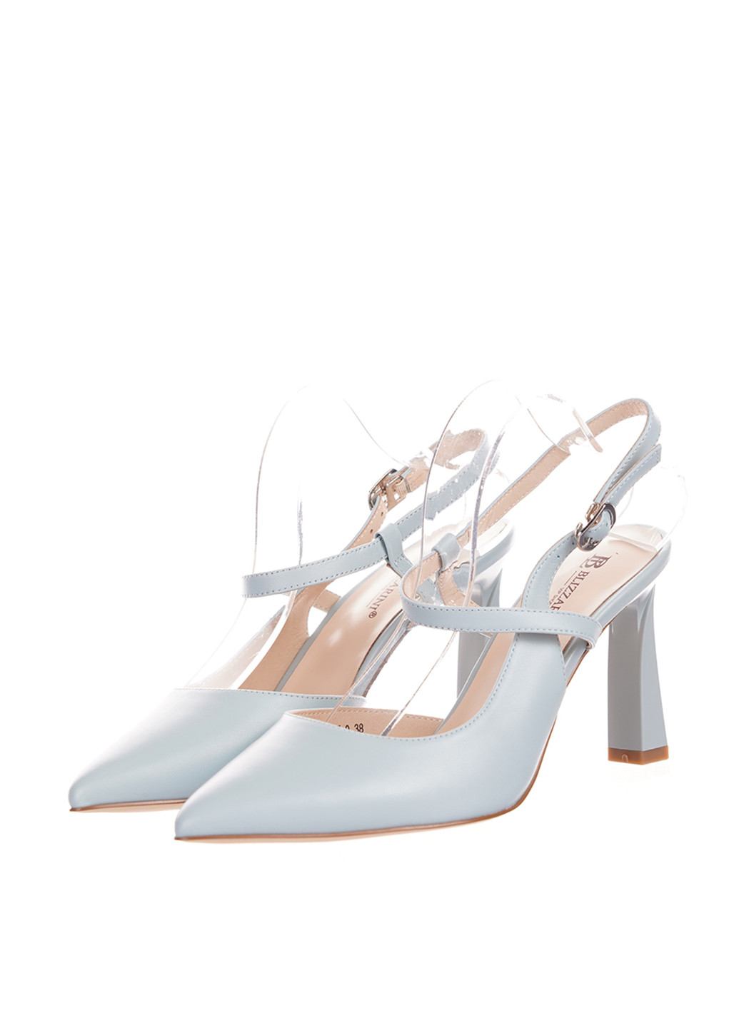 Blizzarini Туфлі слінгбекі блакитний з натуральна шкіра, україна — літо (300283446)