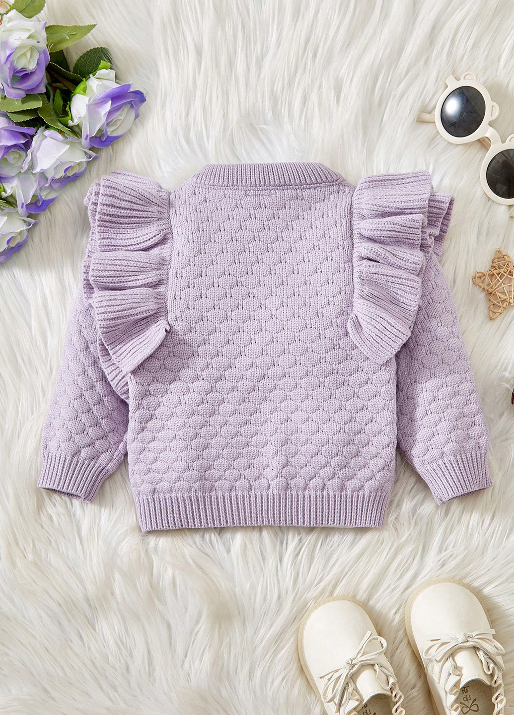 Світло-фіолетовий демісезонний джемпер джемпер SHEIN